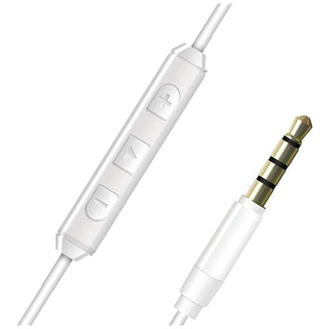 Cuffie Con Filo Jack 3.5mm Classic Cia10 Con Microfono Integrato Suono Potente, Bianco - Foto 2
