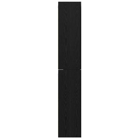 Set mobile TV 10 pcs Rovere nero Media 30.5 x 30 x 90 cm - Foto 9