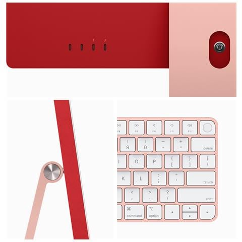 iMac M M3 59,7 cm (23.5") 4480 x 2520 Pixel PC All-in-one 8 GB 512 GB SSD macOS Sonoma Wi-Fi 6E (802.11ax) Rosa - Foto 5