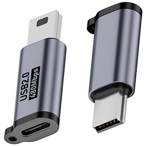 Confezione Da 3 Adattatori Usb-c Femmina A V3, Lega Di Alluminio, Supporta La Ricarica Rapida A 12 W E Il Trasferimento Dati A 480 Mbps - Foto 2