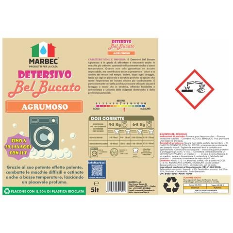 Detersivo Belbucato Agrumoso 5ltx4pz - Foto 3