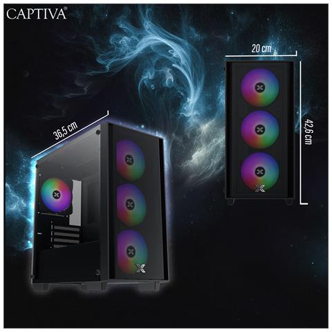 95583 PC /stazione di lavoro AMD Ryzen™ 5 7500F 32 GB DDR5-SDRAM 1 TB SSD NVIDIA GeForce RTX 5060 Ti Nero - Foto 5