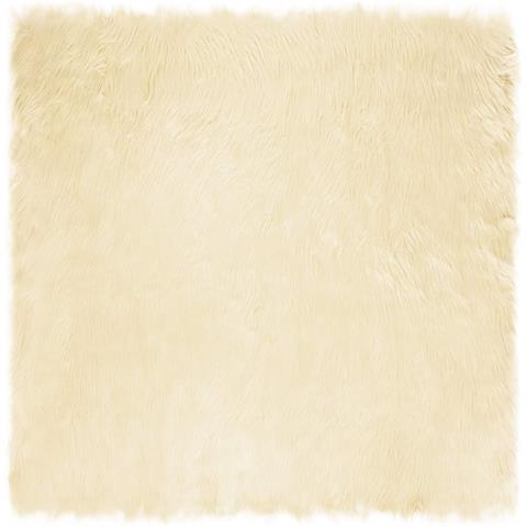 Tappeto Pecora Tafalla Crema 200 x 200 cm Poliestere - Foto 1