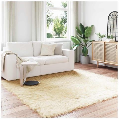 Tappeto Pecora Tafalla Crema 200 x 200 cm Poliestere - Foto 2