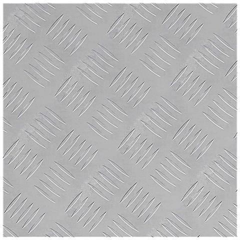 Dischi Quadrati 2 pcs Argento 40 x 40 cm Alluminio - Foto 2