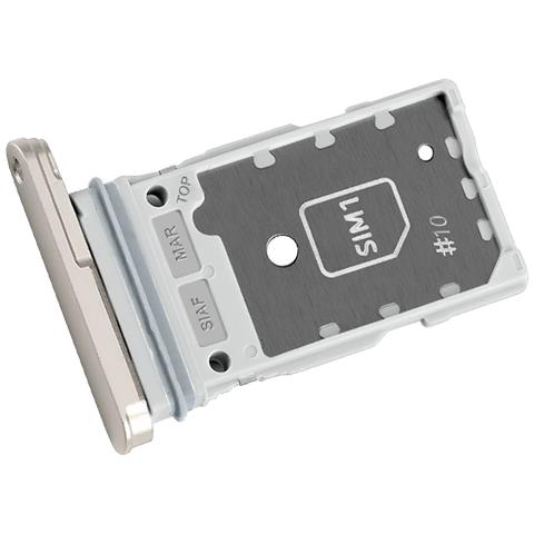 Vano Scheda Dual Nano Sim Per Galaxy S23 E S23 Plus Pezzo Originale, Beige - Foto 1