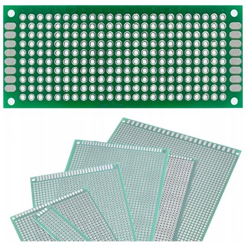 Piastra Prototipo Universale Doppia Faccia 30x70 Mm - Montaggio Tht, Fori 2,54 Mm | Elettronica Prototipazione - Foto 1