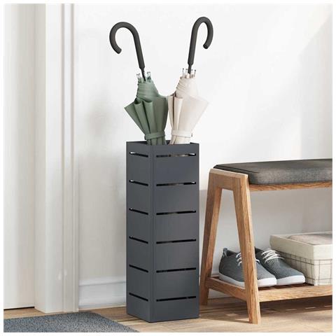 Supporto per Ombrellone Antracite 15.5 x 15.5 x 49 cm Metallo - Foto 2