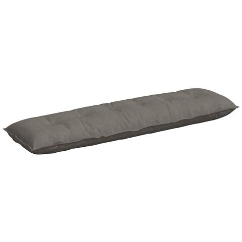 Cuscino per Schiena Grigio chiaro 180 x 50 cm Tessuto in Cords - Foto 1