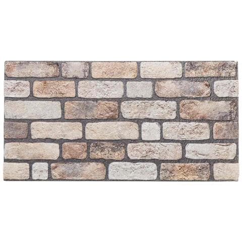 Pannelli da parete 10 pcs Marrone Chiaro 100 x 50 cm - Foto 2