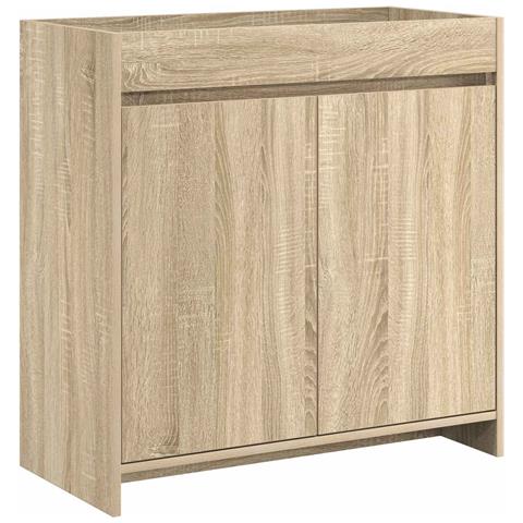 Mobiletto da Bagno Sotto Lavabo Rovere Sonoma - Foto 1