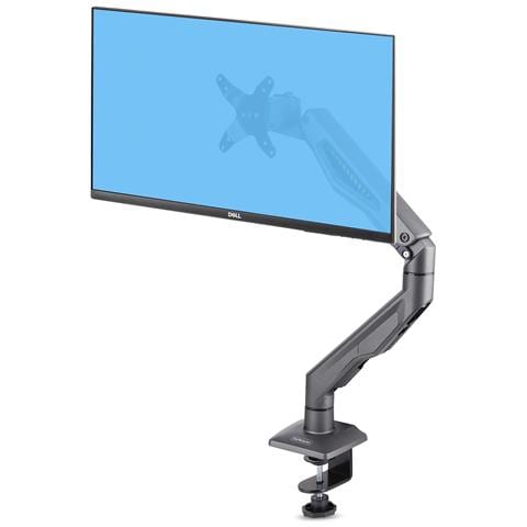 Supporto per Monitor da Scrivania, Braccio Articolato Meccanico a Molla per Display fino a 32", Max 10kg, VESA 75x75/100x100; Morsetto a C, TAA - Foto 1