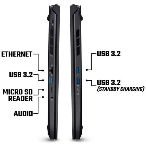 Nitro V 16 AI V 16IN R7 16GB 512 GB 5050 BLK AMD Ryzen™ 7 260 Computer portatile 40,6 cm (16") WUXGA DDR5-SDRAM SSD NVIDIA GeForce RTX 5050 Wi-Fi 6E (802.11ax) Windows 11 Home Inglese UK Nero - Foto 2