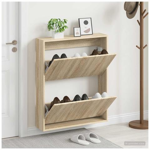 Mobiletto per Scarpe da Muro ARNHEM 71 x 17 x 86 cm - Foto 2