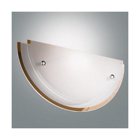 2958-21-102 Lampada Da Parete In Metallo E Vetro In Lastra Colore Bianco, E27 1x60w, - Foto 1