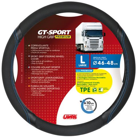 Coprivolante Tpe Gt-sport L 46-48cm Nero / Blu - Foto 1
