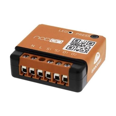 Modulo Da Incasso Enocean Compatibile A 2 Canali Da 1,1kw, Arancione - Foto 1