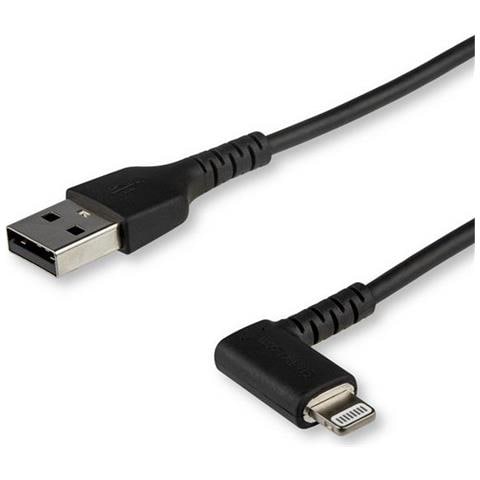 . com Cavo Usb Angolare A Lightning - Conforme Apple Mfi Da 2m Nero - Foto 1