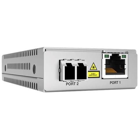 AT-MMC2000LX /LC-TAA-60 convertitore multimediale di rete 1000 Mbit /s 1310 nm Modalità singola Grigio - Foto 1