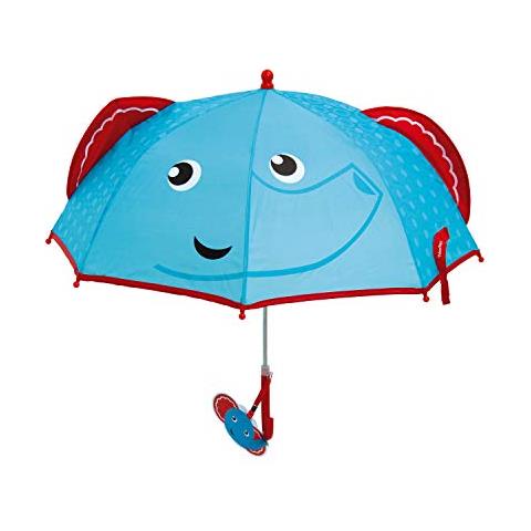 Parapluie Pour Enfant Fisher-price Le Éléphant 3d En Polyester 38cm Ombrello Classico, 56 Cm, Blu (bleu)  - Foto 2