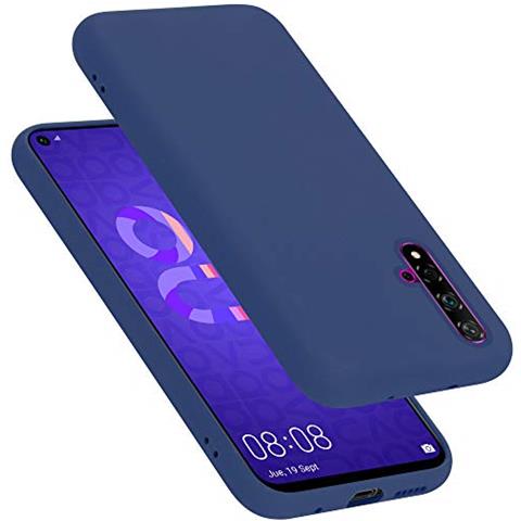 Custodia Compatibile Con Huawei Nova 5t / Honor 20 / Honor 20s In Liquid Blu - Coperchio Protettivo In Silicone Tpu Flessibile - Foto 1