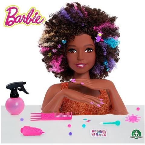 Barbie - Testina Per Acconciature - Stile Afro - Foto 1