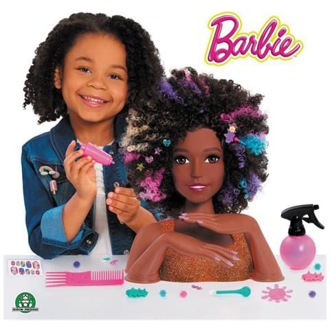Barbie - Testina Per Acconciature - Stile Afro - Foto 2