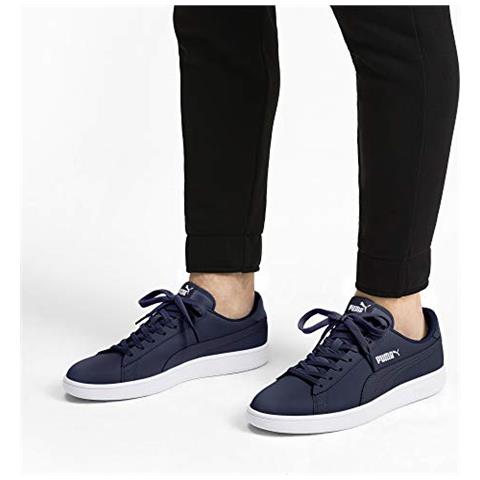 Smash V2 Buck, Sneaker Unisex-adulto, (blu Marina Silver Bianco), 40.5 Ue - Foto 2