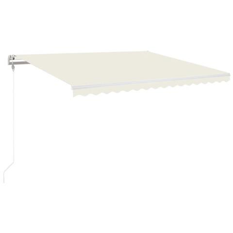 Tenda da Sole Retrattile Automatica 450x350 cm Crema - Foto 1