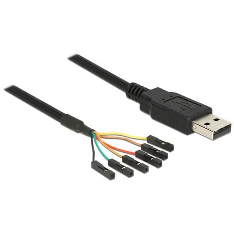 1.8m USB2.0-A / TTL 6-p USB 2.0-A TTL 6-p Nero cavo di interfaccia e adattatore - Foto 1
