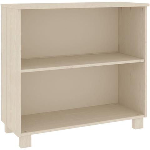 Credenza Marrone Miele 85x35x80 Cm In Legno Massello Di Pino - Foto 1