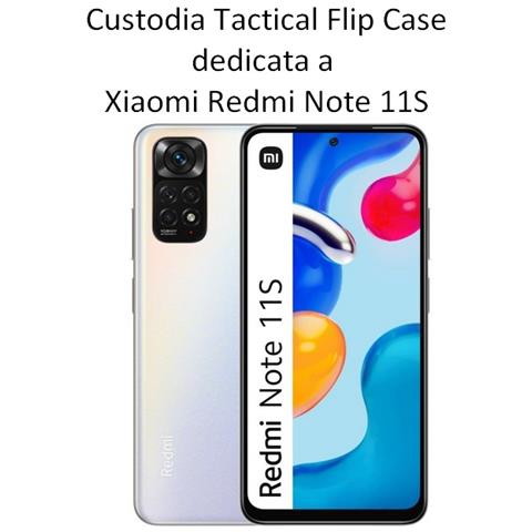 Tactical Custodia Originale Field Notes Pro Flip Case Per Xiaomi Redmi Note 11s Black - Foto 2