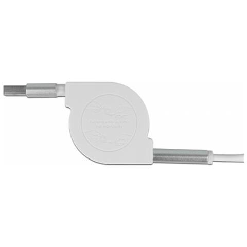85850 Cavo Usb 0,98 M Usb 2.0 Usb A Usb C /micro-usb B /lightning Argento, Bianco - Foto 3
