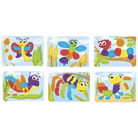 Gioco Interattivo Da Tavolo Con Mollette Con 180 Mollette E 6 Fogli Di Lavoro, 38 - Foto 4