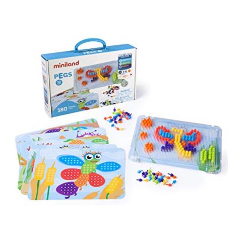 Gioco Interattivo Da Tavolo Con Mollette Con 180 Mollette E 6 Fogli Di Lavoro, 38 - Foto 1