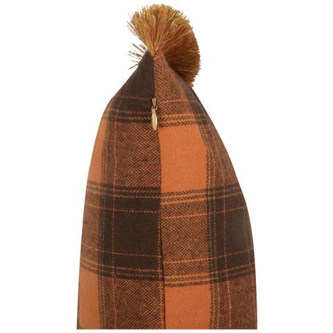 Set Di 2 Cuscini Barja 45 X 45 Cm Arancione Trama A Scacchi - Foto 2