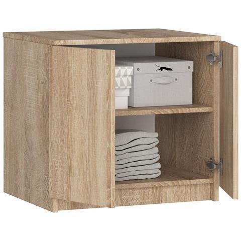 Sopralzo per armadio S60, 60x51x55 cm, Colore Sonoma Quercia - Foto 2