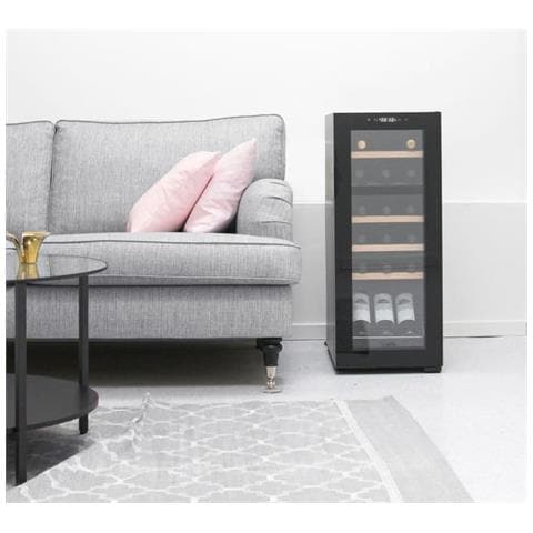 Cantinetta Vino Collezione Northern 18 Libera Installazione con Doppia Temperatura Capacità 18 Bottiglie Classe G Colore Nero - Foto 7