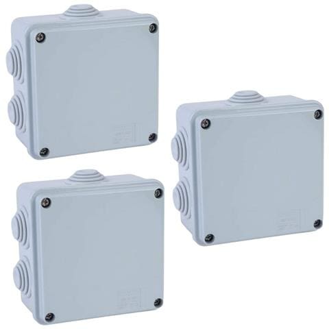 Cassetta Derivazione 3 Pezzi Gw44004 100x100x50 Ip55 Con Passacavi - Foto 1