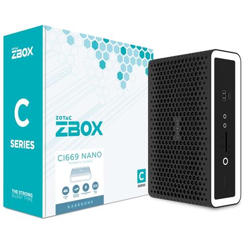 ZBOX CI669 NANO PC con dimensioni 1,8 l Nero, Bianco Intel SoC i7-1355U 1,7 GHz - Foto 5