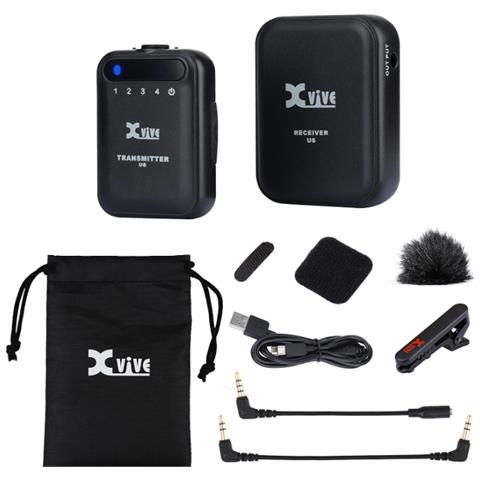 Sistema Microfonico Wireless U6 Colore Nero - Foto 4
