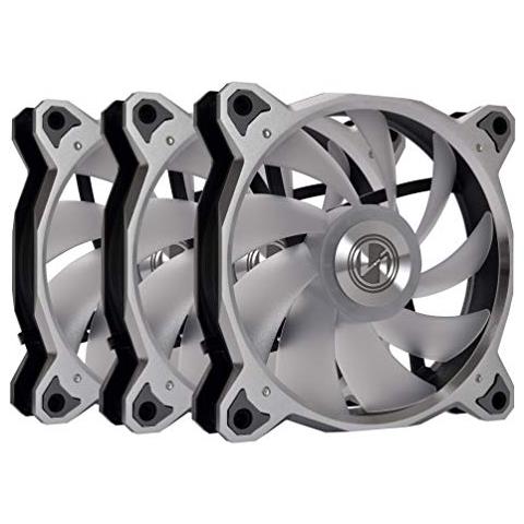 BR DIGITAL-3R S Case per computer Ventilatore 12 cm Argento 1 pz - Foto 1