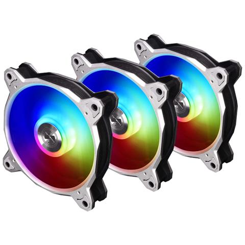 BR DIGITAL-3R S Case per computer Ventilatore 12 cm Argento 1 pz - Foto 2