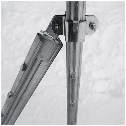 9 Set Di Montanti Longitudinali Per Pali Con Profilo A Z, Rete Di Protezione Da Animali Selvatici, Rete Per Zona Boschiva - Foto 7