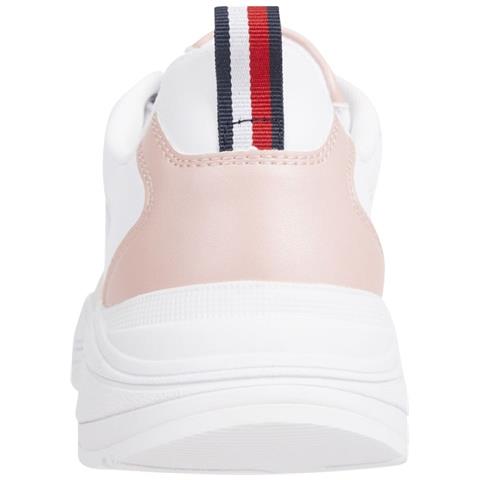 Sporty Runner Sport Shoe Sneakers Pelle Scarpe Donna Bianco Eu 38, Fw0fw06952 Ybs - Foto 2