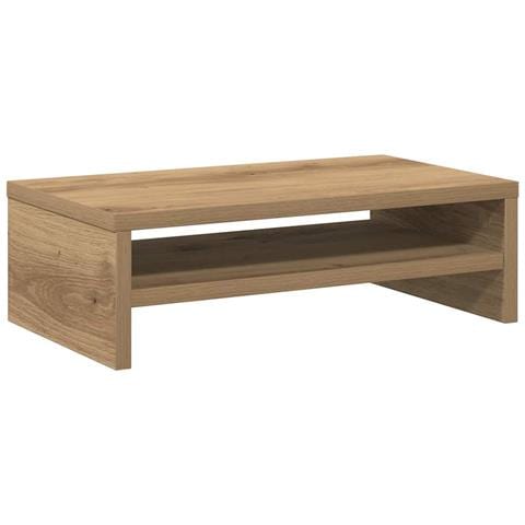 Supporto Monitor Rovere Artigianale 42x24x13 Cm Multistrato - Foto 1