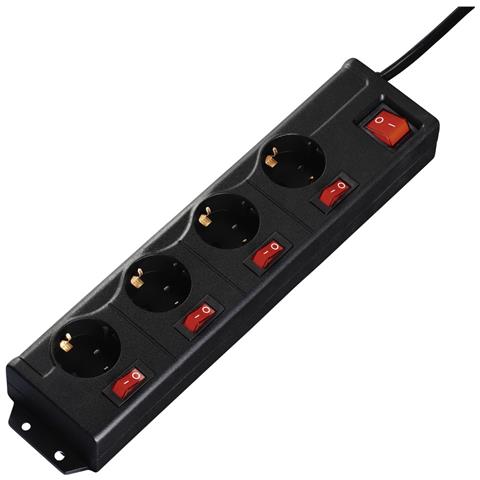 137257 prolunghe e multiple 1,4 m 4 presa (e) AC Interno Bianco - Foto 1