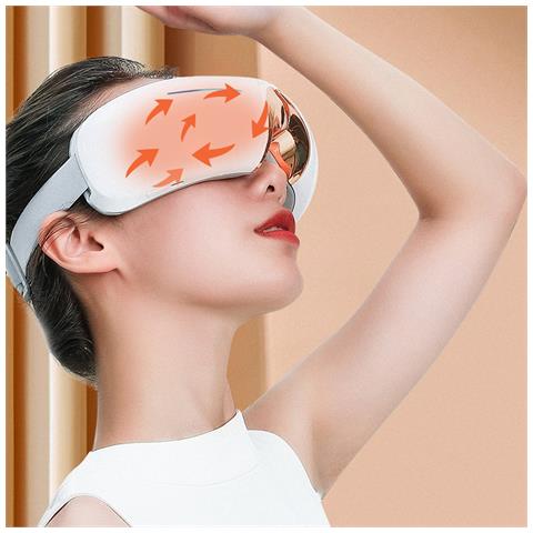 Massaggiatore Oculare Con 4 Modalità Di Vibrazione, Modalità Calore E Compressione Calda. - Foto 6