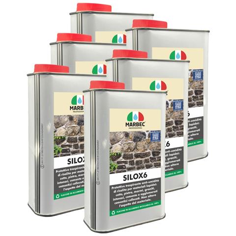 Silox6 1ltx6pz - Protettivo Idrorepellente Silox 6 - Foto 1