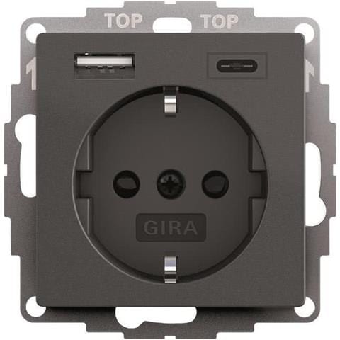 245928 Schuko Usb-spannungsversorgung 2f System 55 (245928) - Foto 1
